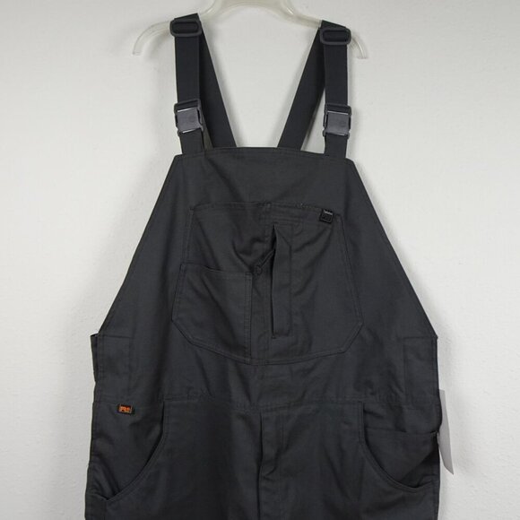 Timberland Bib Overalls Men's Size 2XLT Pro Morphix Athletic Flex Duck Carpenter - Picture 2 of 13